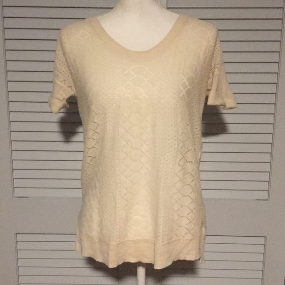 Lucky Brand Adrianna Thin Sweater Open Knit - Picture 2 of 7